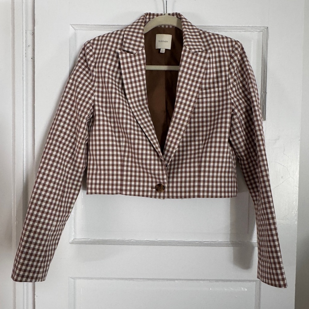 Favorite Daughter Cropped The Break Up Blazer